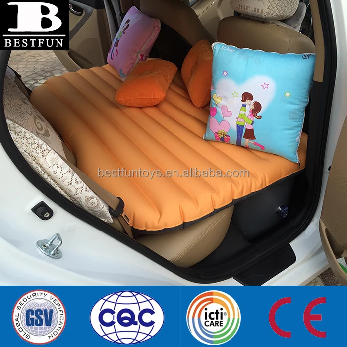 Надувной матрас для автомобиля, праздничная дорожная подушка для взрослых, экологически чистый складной матрас на спинку сиденья, портативный автомобильный воздушный матрас