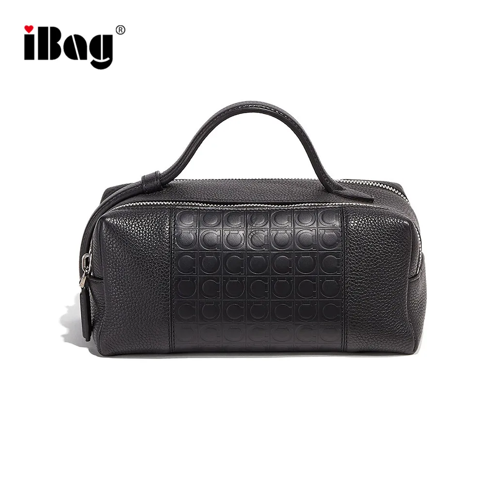 leather mens travel toiletry bolsa