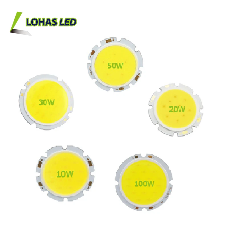 Chip On Board 50w Led Chip With Driver 9v 12v Dc 30v 3w 5w 7w 9w 10w 19w 20w 30w 80w 100w Cob Led Chip Led High Cri Cob Led Chip
