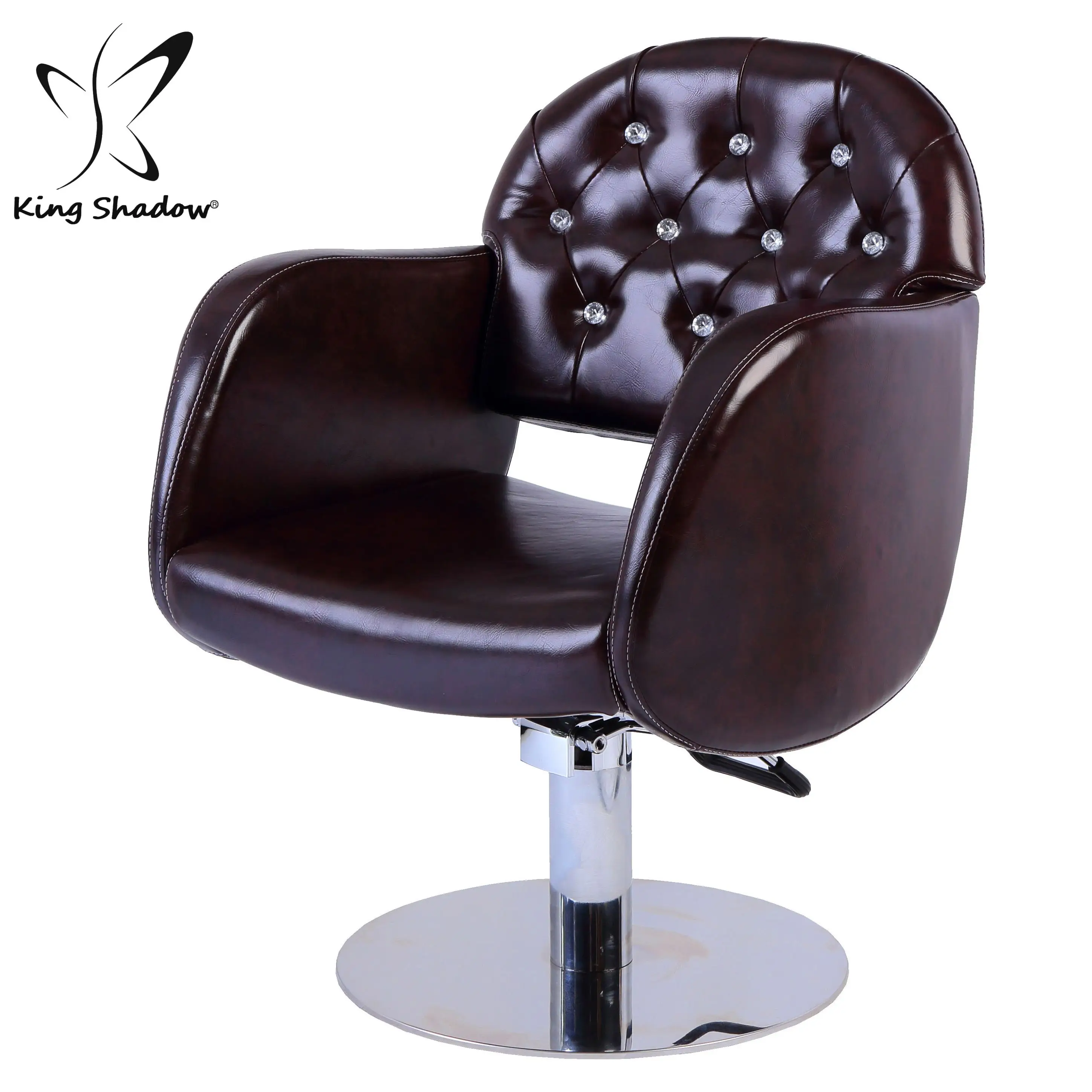 Eyebrow Threading Chair Beauty Salon Shop Equipment Salon Furniture  Hairdressing Chairs Gold Hydraulic Pump Styling Chair