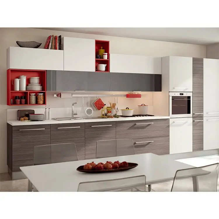 Какие сейчас в моде кухни фото Design Wall Hang Solid Wood Kitchen Cabinet Modern Kitchen Furniture Factory Cus