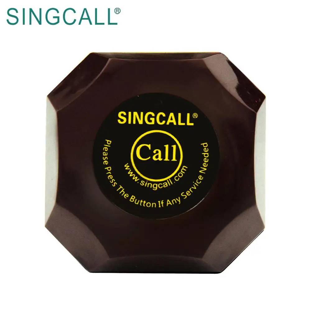 SINGCALL Display Receiver Table Button Pager Restaurant Wireless Calling System