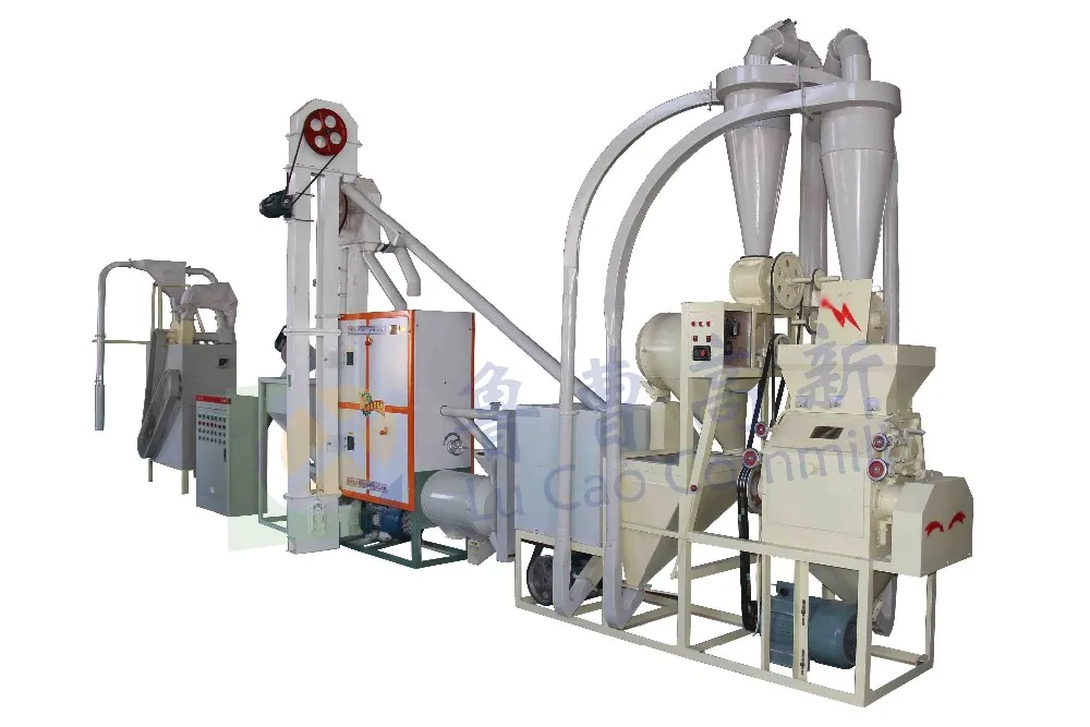 10tpd Fully Automatic Production Line/maize Grinding Mill/corn Flour ...