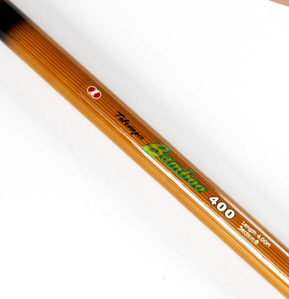 4.0m Cheap Price River Fresh Bamboo Fishing Rod - Telescopic Glass Fishing  Pole for Freshwater & Lake Use