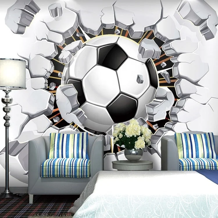 Wallpaper Catalogue Pdf 3d Soccer Sport Creative Art Wall Painting Seoul  Wallpaper Leather Wallpaper - Buy Wallpaper Catalogue Pdf,Seoul Wallpaper,Thai  Style Wallpaper Product on 