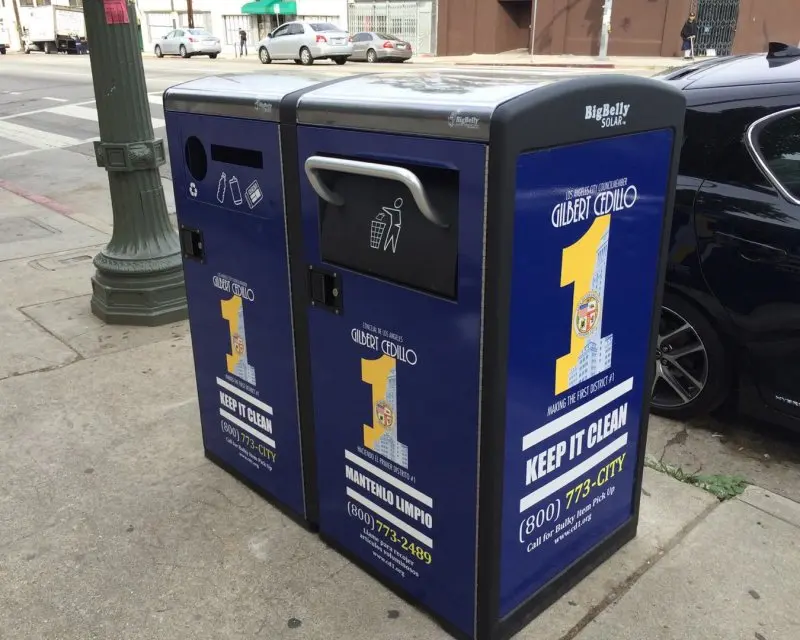 Garbage Bin Compact Like Bigbelly