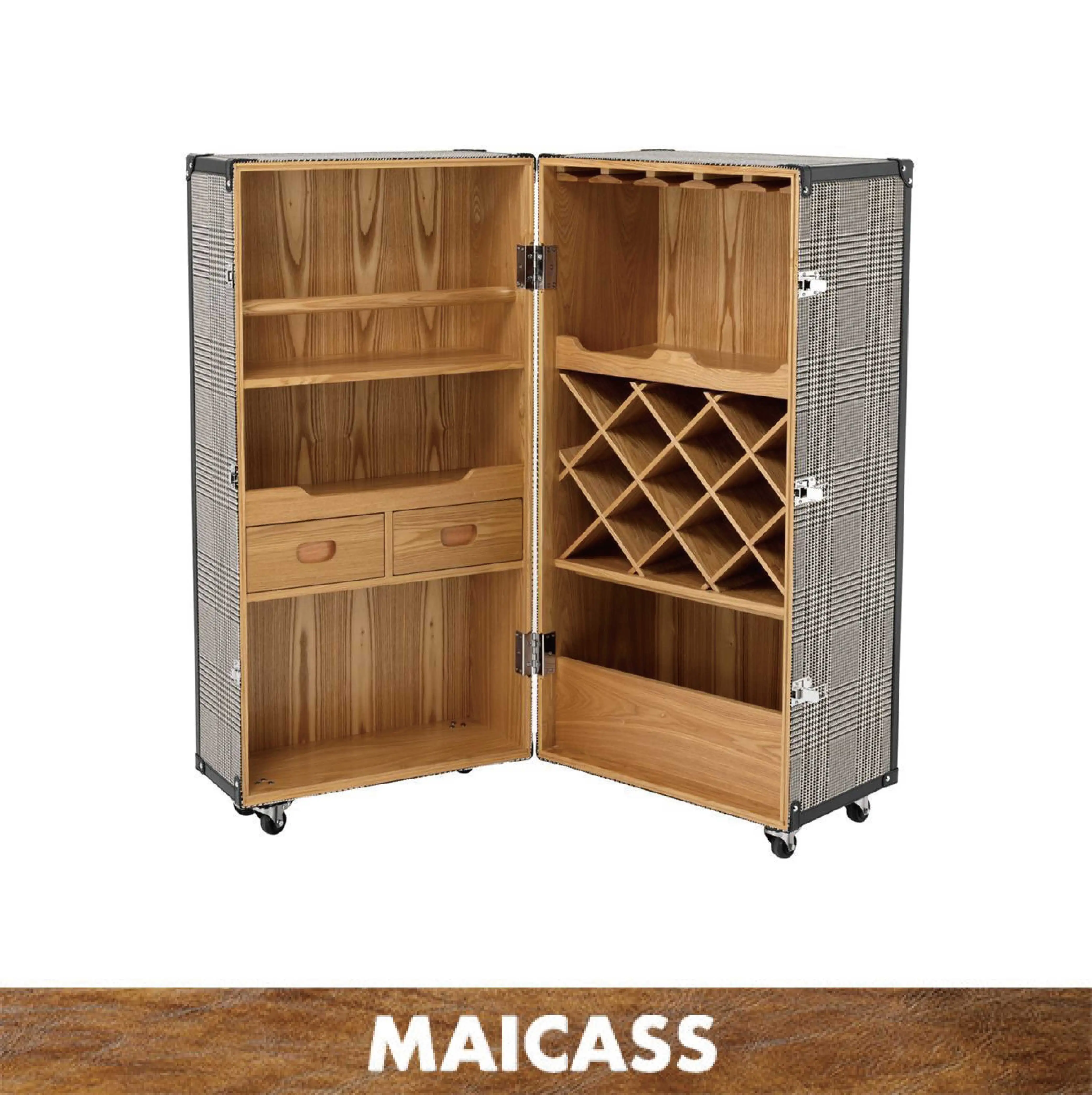 Wheeled Wine Wooden Hardware Storage Cabinet Buy Wood Storage Cabinet With Casters Outdoor Wood Storage Cabinets Wine Cabinet Product On Alibaba Com