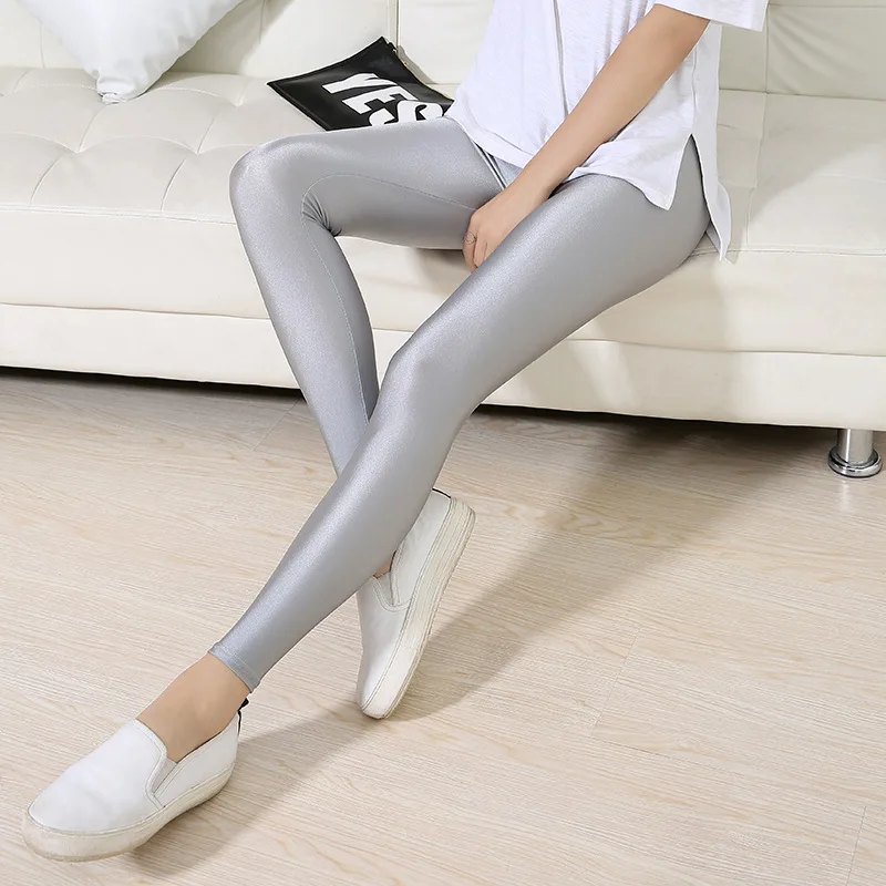 Shimmer silver black leggings for girls-donghotantheky.vn