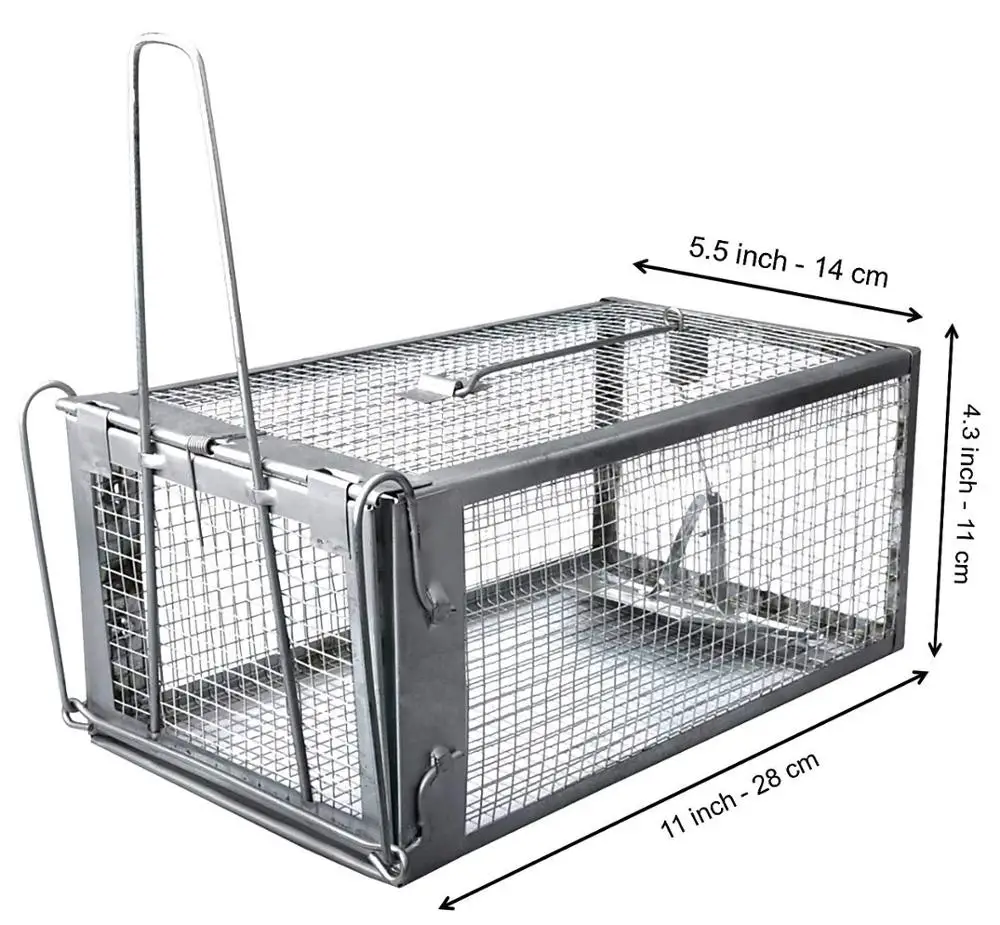 Small High Sensitivity Automatic Laboratory Rat Trap Cage Mouse Breeding Metal Animal Cage