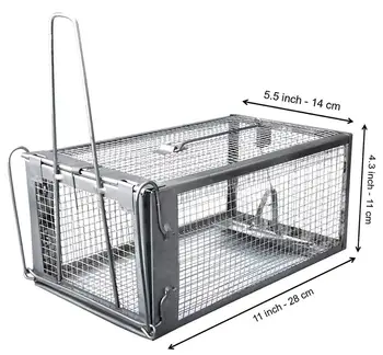 CAGE II Rat Trap Metal Cage 28cm 