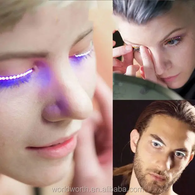 Как снять led ресницы дома Светодиодные Ресницы,Модные Мигающие Ресницы,Светодиодные Ресницы Для Клуба,Хэлл