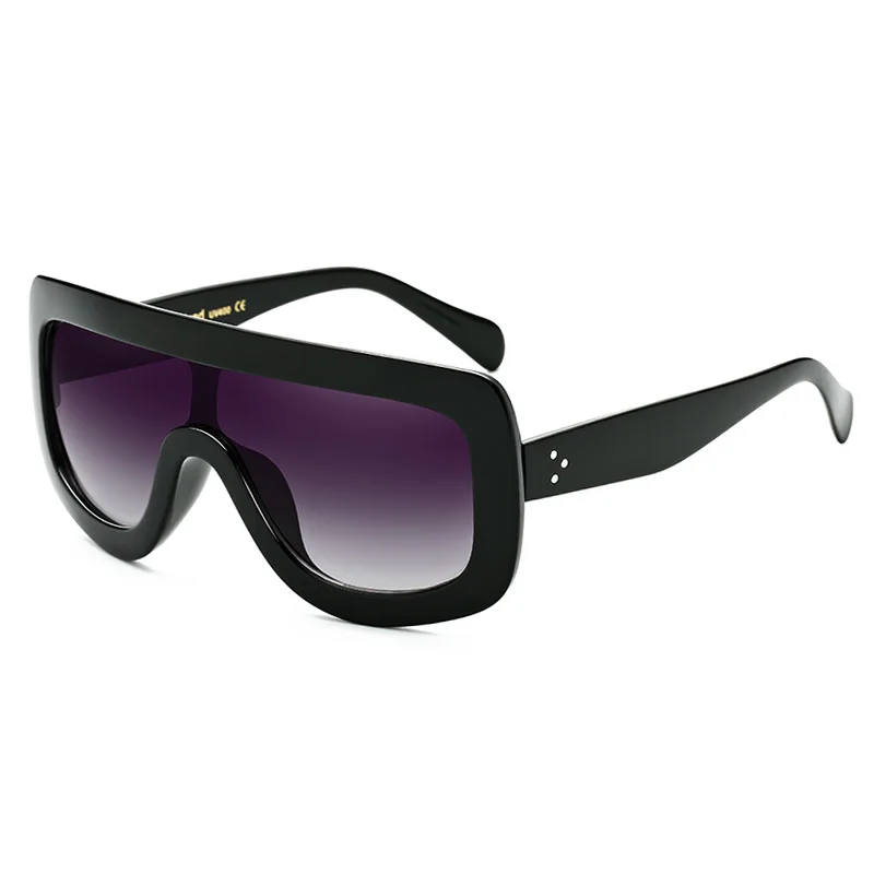 Retro Custom Square Oversized Steampunk Sunglasses for Women Men