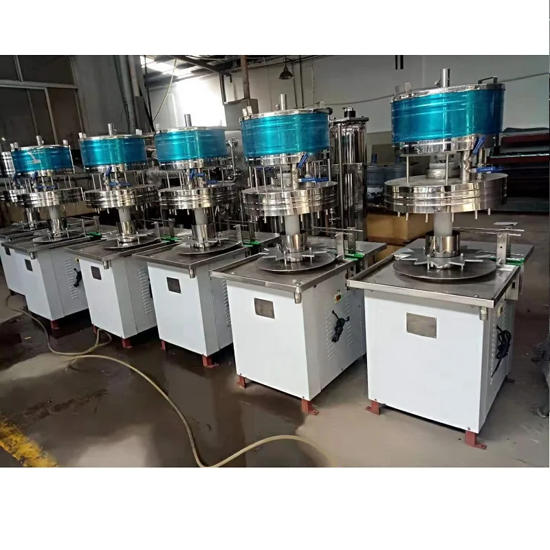 Manual Liquid Gravity Filling Machine 12 Nozzles
