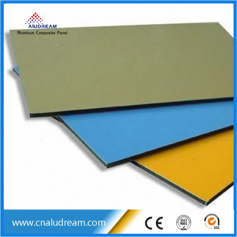 Высокотехнологичная полиэтиленовая/PVDF готовая Dibond алюминиевая композитная панель acp/acm лист для интерьерной архитектуры