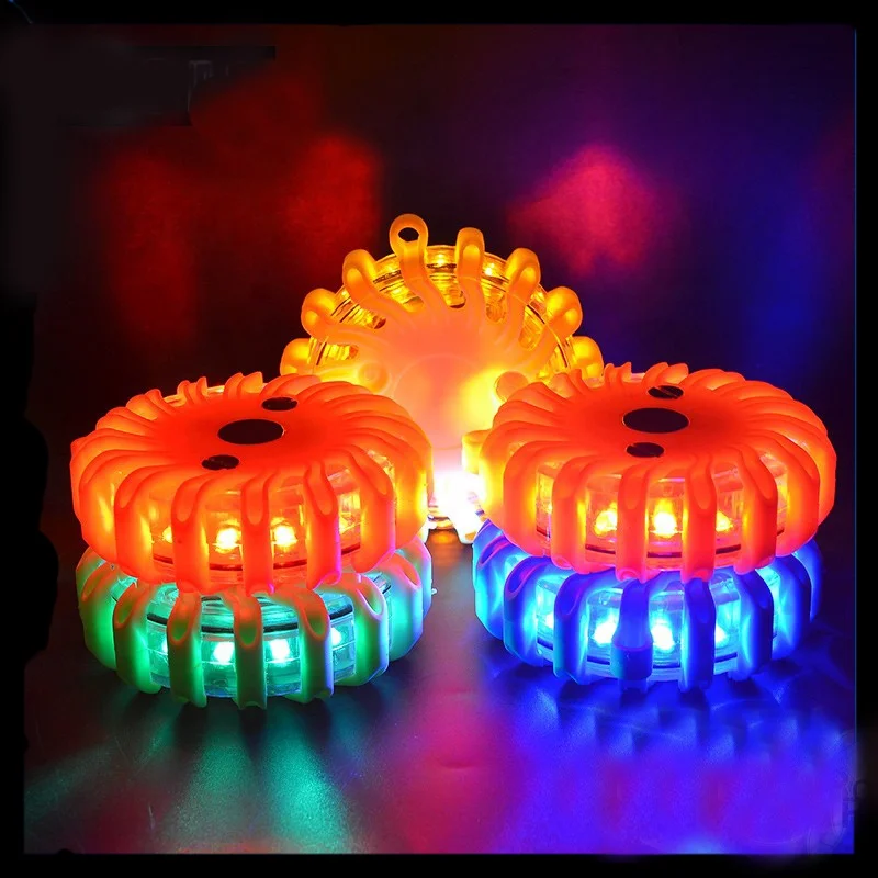 Portable Rechargeable LED Emergency Light Traffic Safety Magnetic Emergency Beacon Light