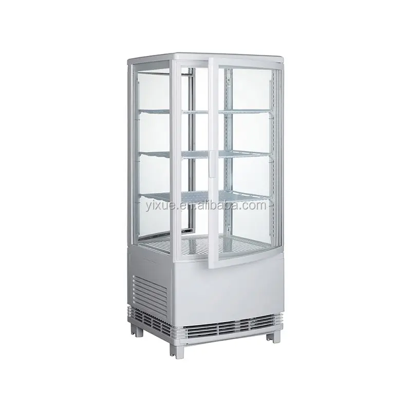50L Commercial Mini bar Refrigerator Red Bull Refrigerator Glass Door Small Refrigerator