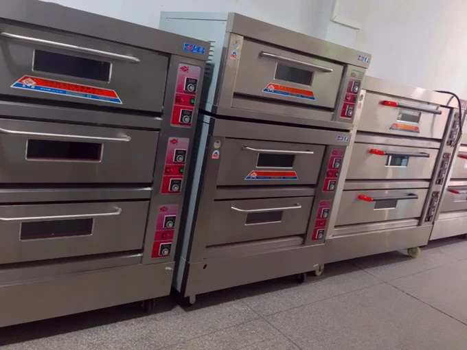 
Промышленная Электрическая печь, 3 колода, 6 лотков, печь для выпечки на продажу 