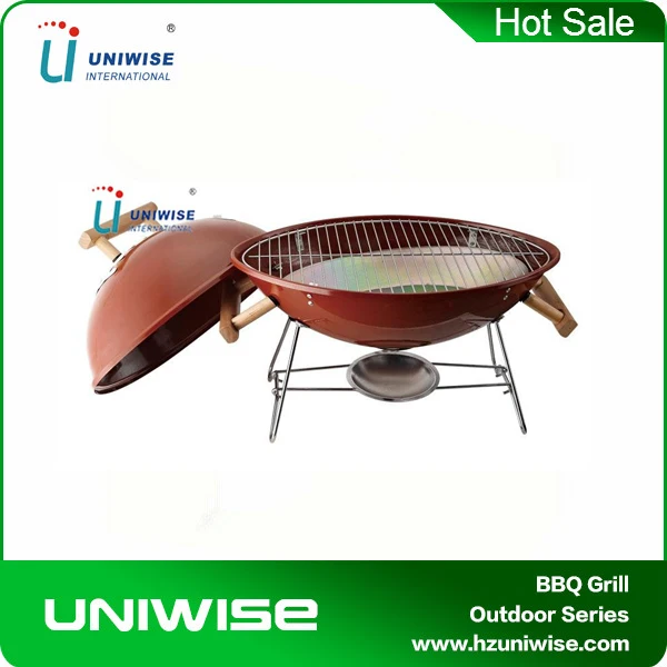 Mini Portable Charcoal Football Barbeque Grill Smoker Charcoal Grills