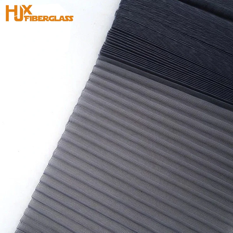 PP Pleated Mosquito Mesh Net Polypropylene Folding Window Screen Plisse Insect Mesh