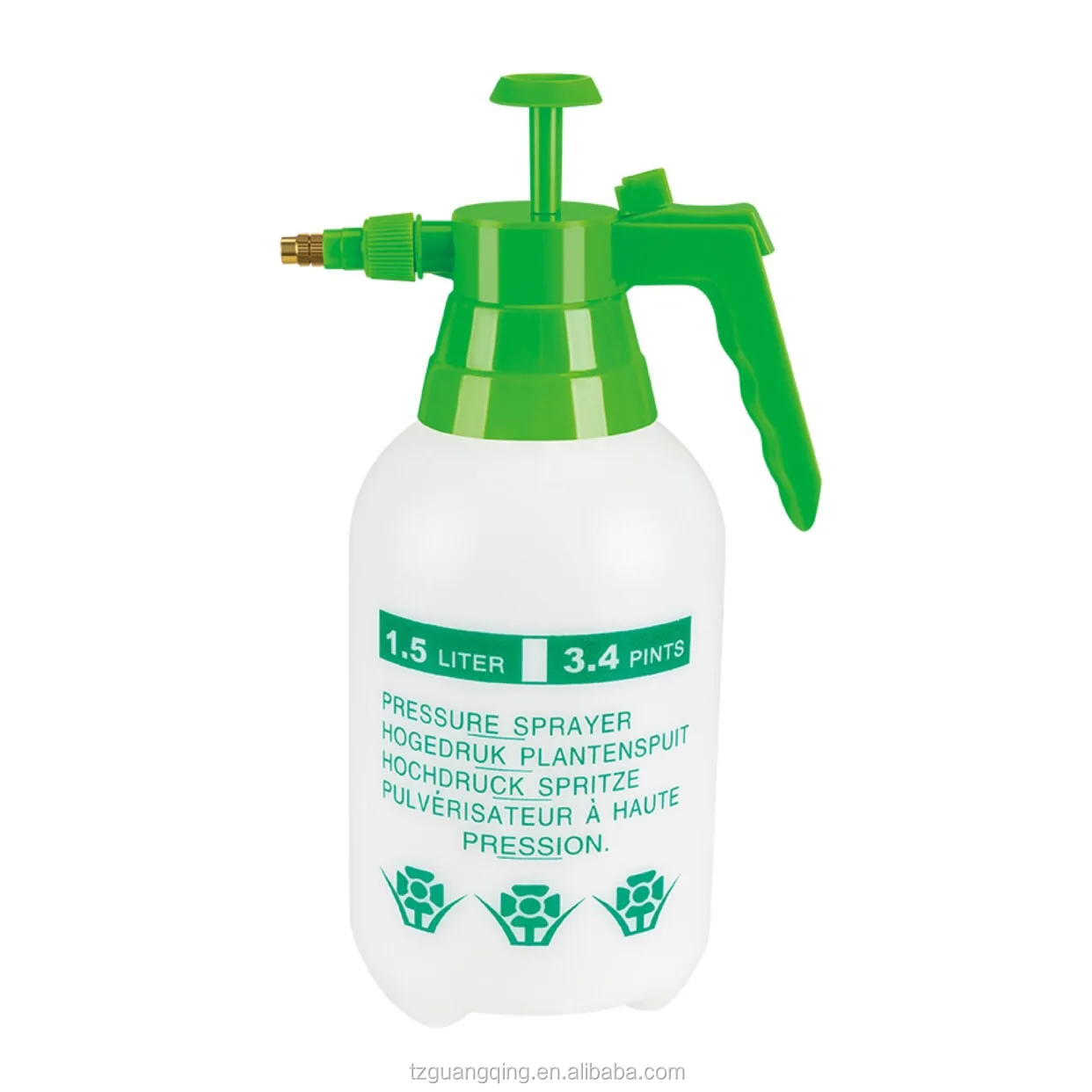 Portable 2.0L Chemical Sprayer Pressure Garden Spray Bottle
