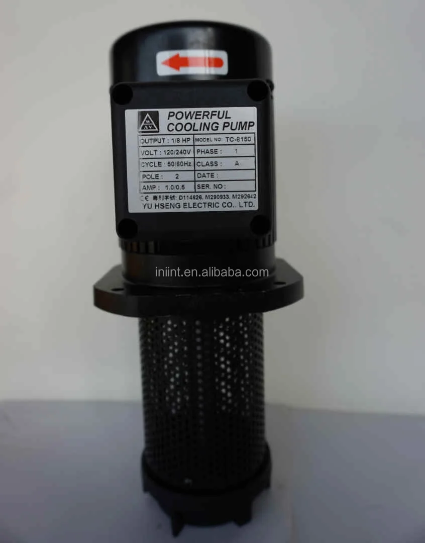 1/8 HP Lathe Machine Tool Immersion Coolant Pump