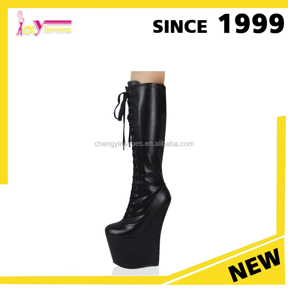 Amazon.com: Fukasse Botas por encima de la rodilla para mujer de ante con  puntera redonda, tacón alto, botas largas hasta el muslo con cordones,  vestido de otoño de invierno, botas altas para