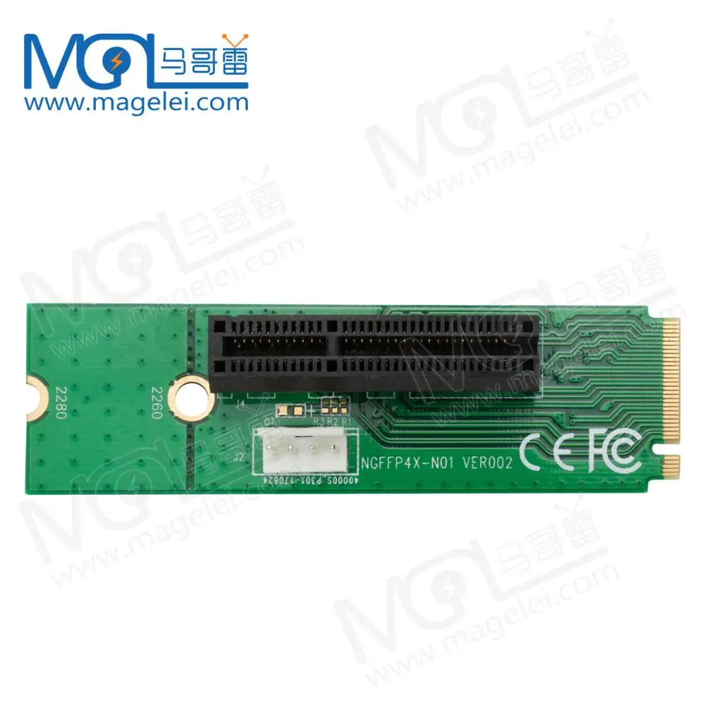 
 Адаптер NGFF M2 SSD папа-PCI-e Express 4X мама  