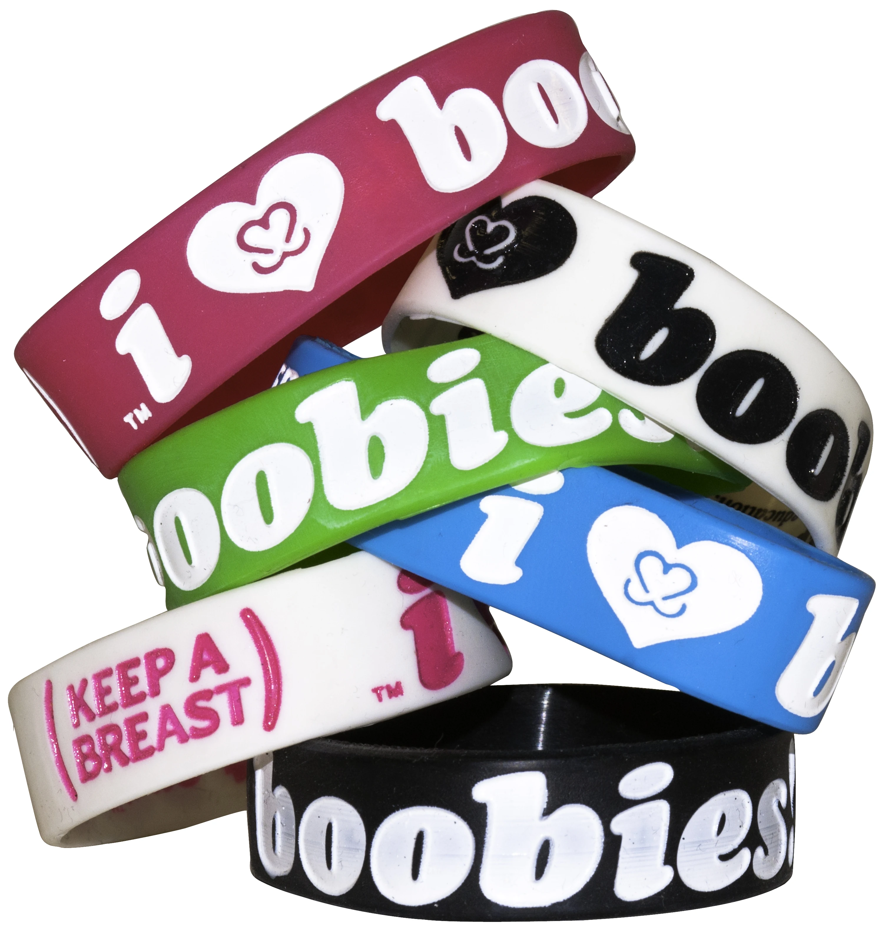 Boobies' bracelet ban