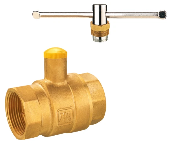 Brass Lockable Ball Valve, Brass Ball Valve PN16, Lock Key Valve Brass Valve