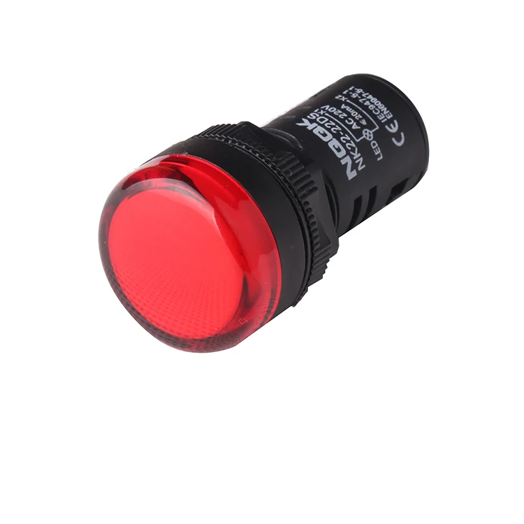 Lámpara de Señal Indicador LED para electrónica de Rosca 22 mm AD16-22 luz de señal