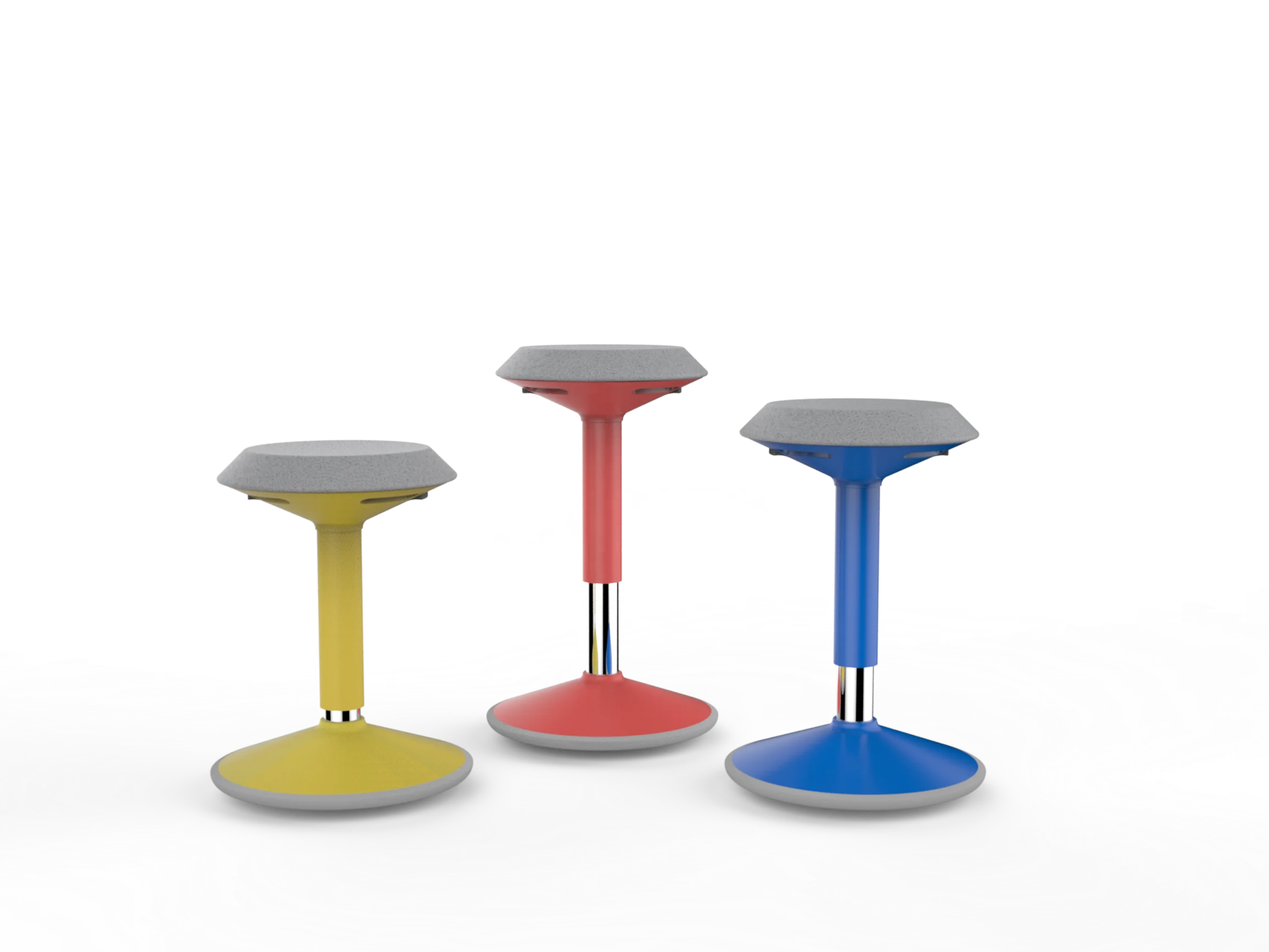 LONKIN Height Adjustable Active Active Learning Wobble Stool Chair
