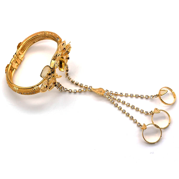 Buy Gold Plated Charm Bracelet with White Thread Online At Best Price @  Tata CLiQ