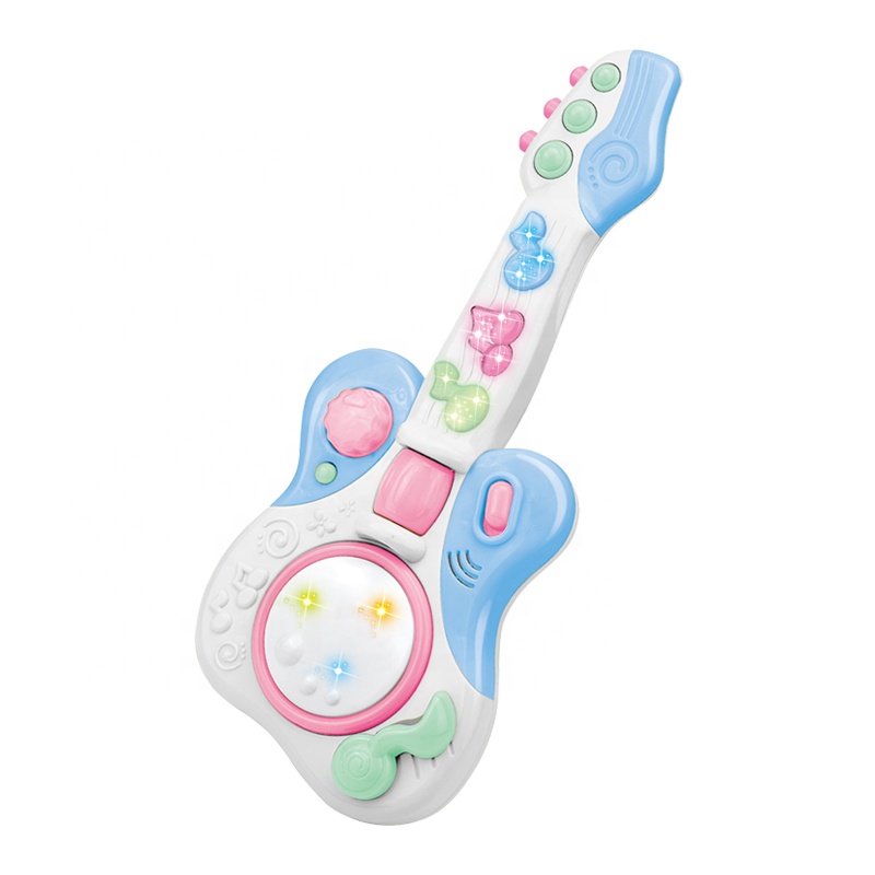 Обучающие Мультяшные музыкальные инструменты, электрогитара для детей