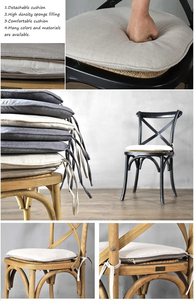 cross back chair cushion