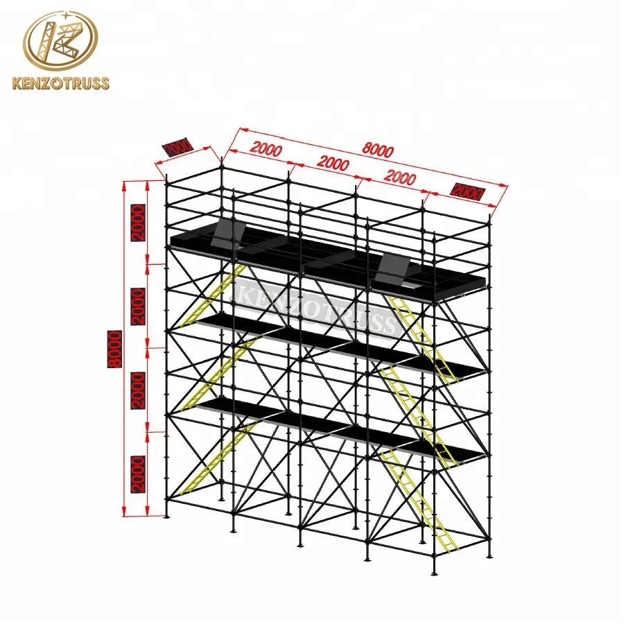 Ring Scaffolding System Galvanized Scaffolding For Sale - Buy Aluminum ...