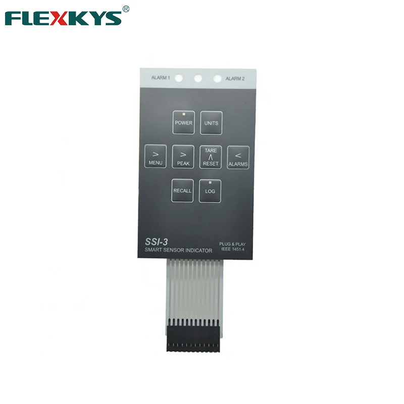 Пользовательские тактильные матрицы 4 рельефные кнопки 2x2 мембранный переключатель