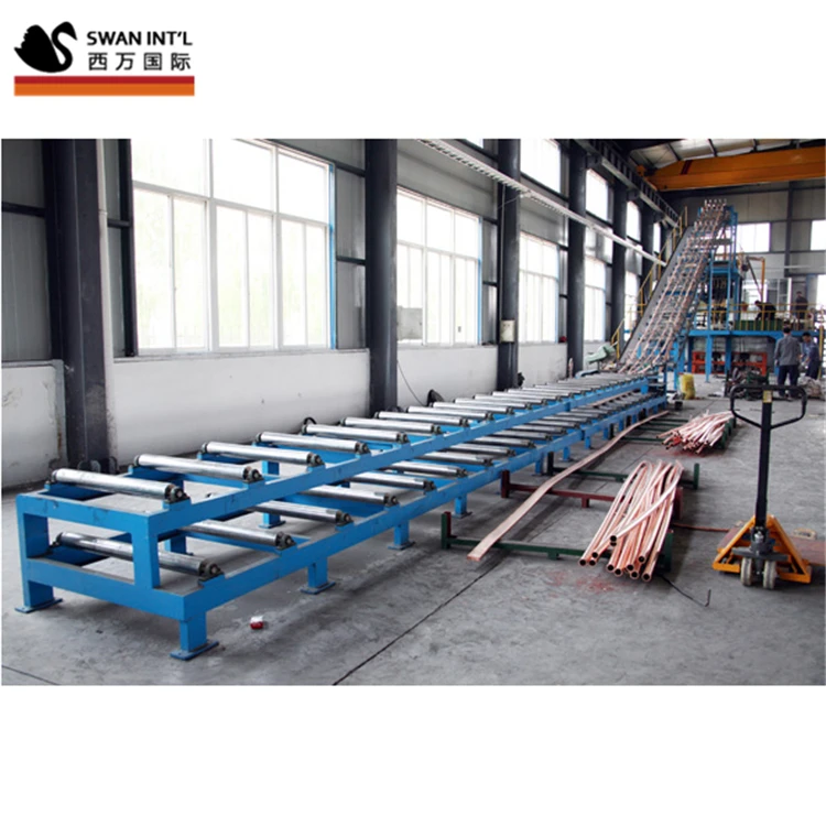Shanghai SWAN Vertical 3000 Ton TPA High Productivity Copper Tube Production Plant Continuous Casting Machine with Engine