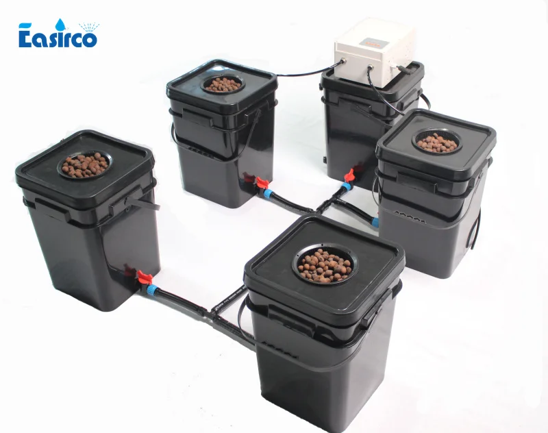 再循環エアロポニクスシステム、栽培バケット、5ガロン 再循環エアロポニクスシステム、栽培バケット、5ガロン