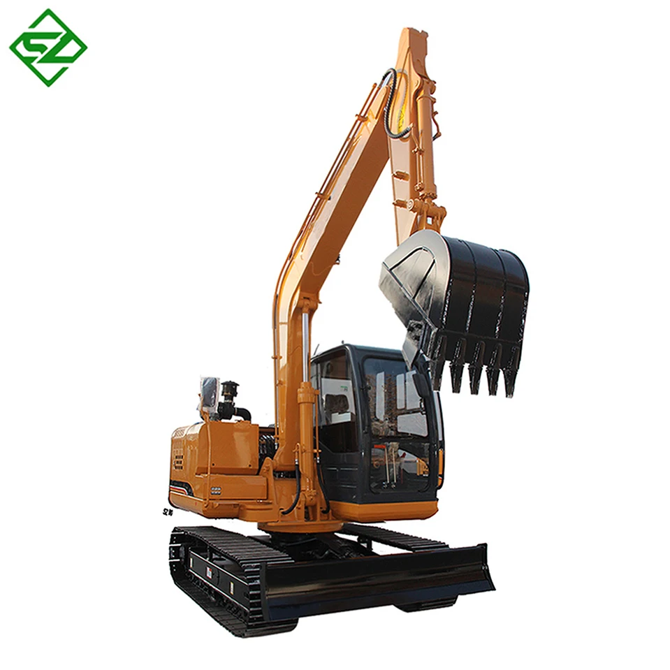 8 Ton Track Mounted Excavator Mini 18000 lb Mini Excavator for Sale