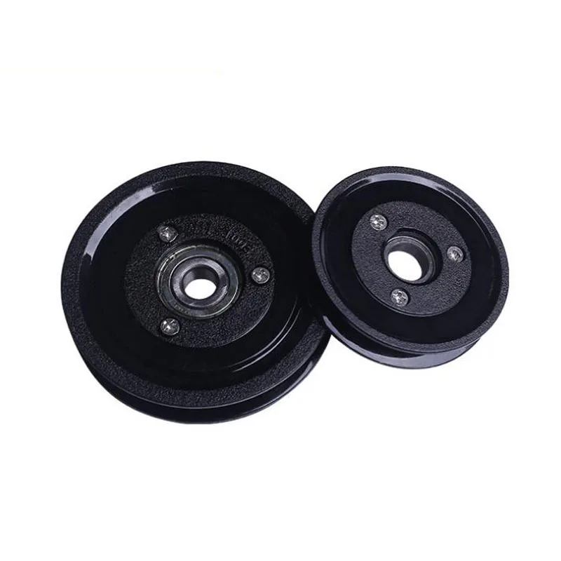 Ceramic Coating Aluminium Body Belt Pulley Flat Belt Pulley Buy