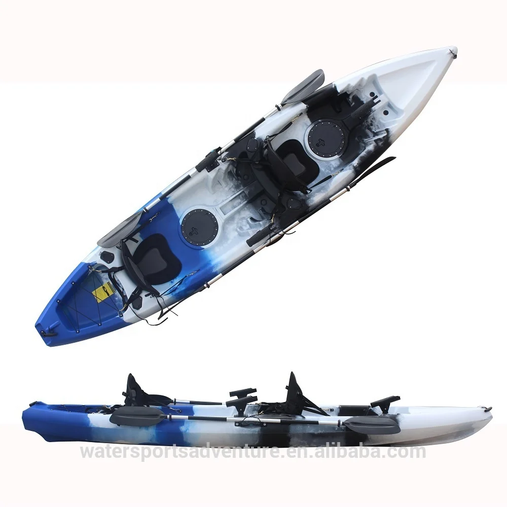 New Fashion Roto-Molded Double Kayaks 2 Person Fishing Kayak for
