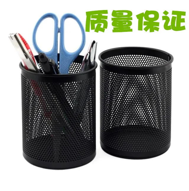 Высококачественный Металлический Сетчатый круглый держатель для ручек на заказ