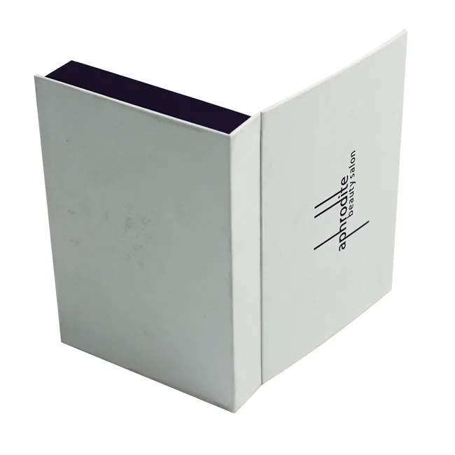Luxury Custom Handmade Wedding Invitation Card Book Shape Small Cardboard Gift Box with Ribbon Closure Wholesale