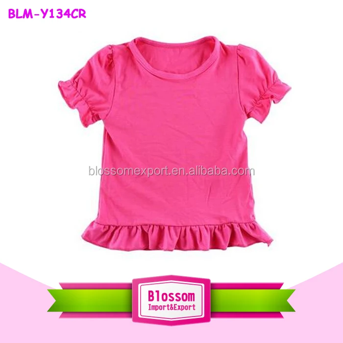 hot pink ruffle shirt