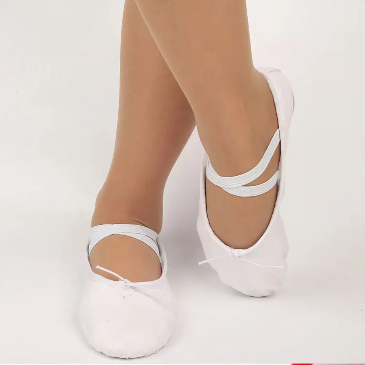 Wholesale Zapatos de Ballet de lona niñas, zapatillas profesionales de Ballet de baile blanco, venta al por mayor From m.alibaba.com