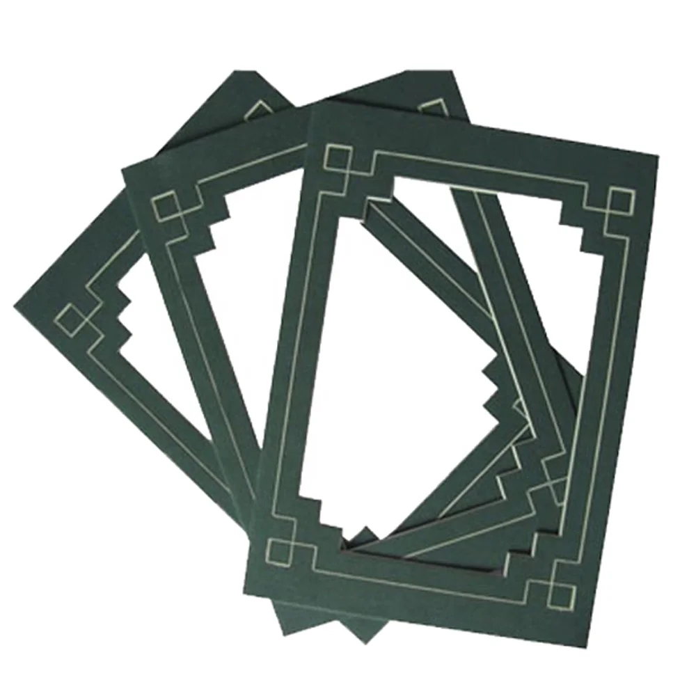 Wholesale 11x14 Precut Photo Frame With Customized Colorful Mat Paper