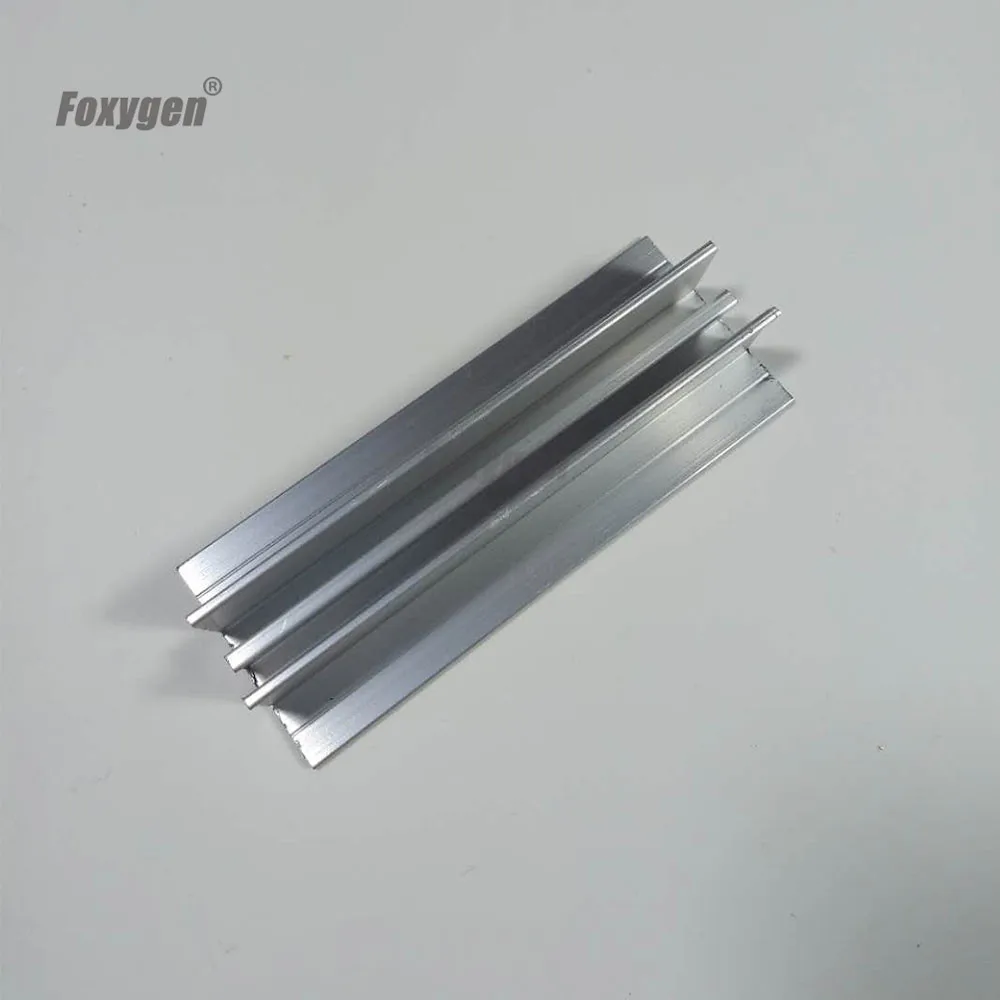product foxygen silver aluminum profile for plastic stretch ceiling film-1
