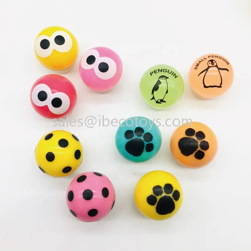Angoily Lot De 10 Balles Rebondissantes En Caoutchouc Souple – 45 Mm – Couleurs Variées – Idéal Pour Garçons Et Filles – Jeu Et éveil