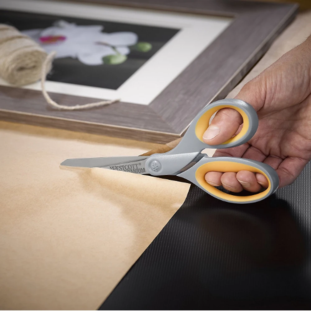 
 Цветные Ножницы DELI 6052 для офиса/студенческого рукоделия, безопасные ножницы с пластиковой ручкой из нержавеющей стали, школьные ножницы  