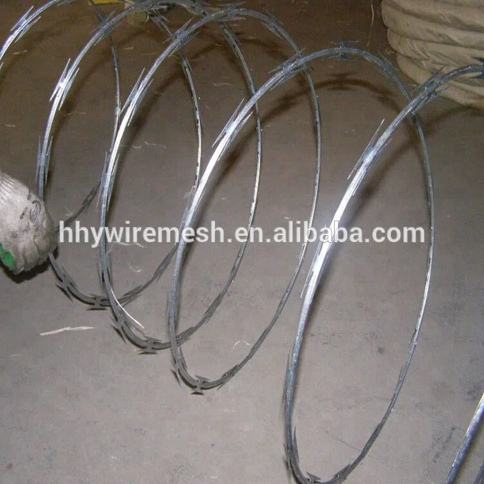 
 Оцинкованная бритвенная проволока, экспорт в Пакистан, острые лезвия, колючая проволока BTO22, колючая проволока  